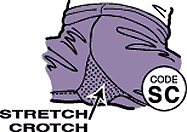 stetch crotch