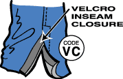 velcro inseam